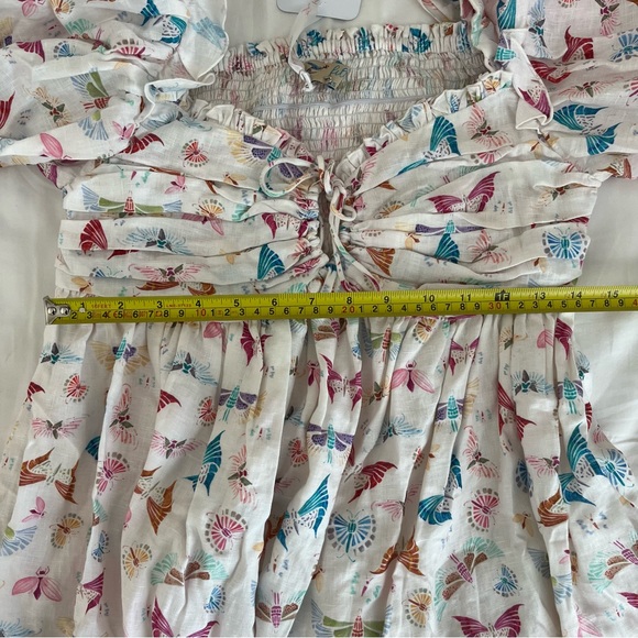 NWT Fillyboo Madame Butterfly Cotton Mini Dress XS - Picture 13 of 16